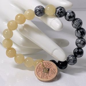 LUCK + WEALTH NATURAL BRACELET size 7